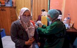 Bantu Herd Immunity, Pemerintah Kecamatan Ujung Parepare Genjot Vaksinasi Covid-19