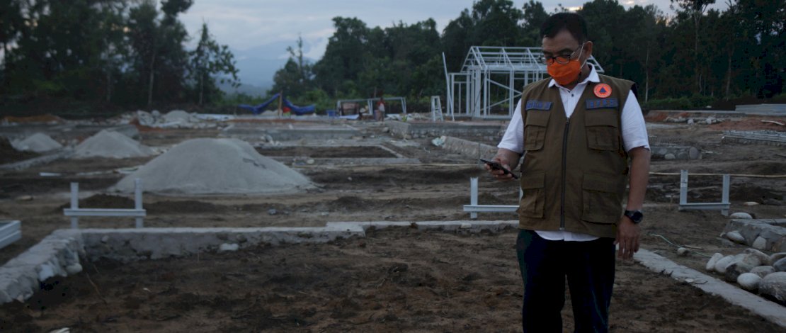 Pembangunan hunian tetap bagi penyintas banjir bandang di Masamba, Lutra.