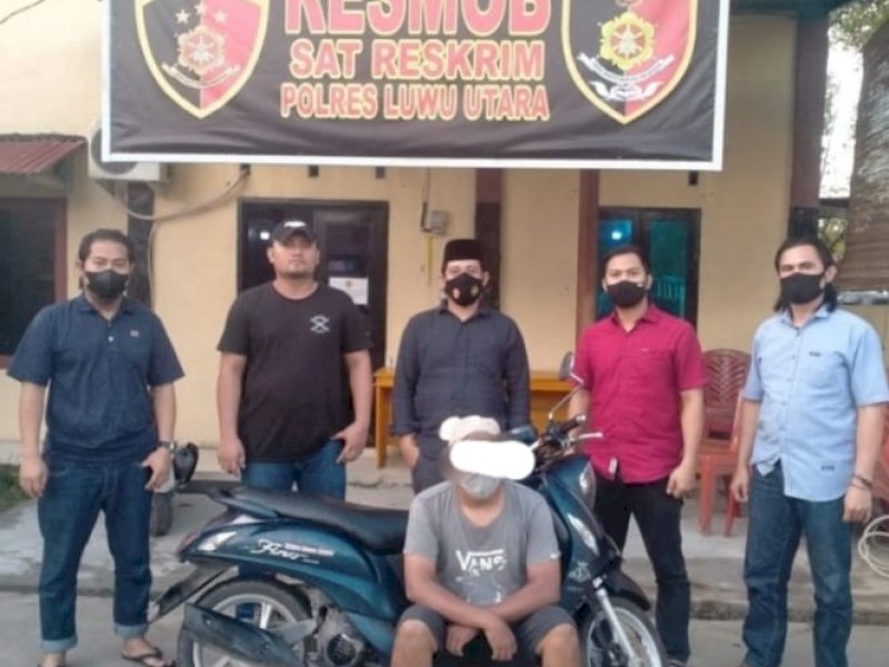 Pinjam Motor Alasan ke Palopo, ASN di Luwu Utara Ditangkap Polisi