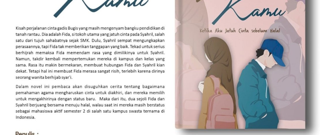 Muda dan Berbakat, Ini Sosok Novelis Asal Kota Sutera