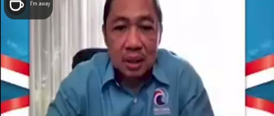 Anis Matta saat membuka kelas AMI DPN Gelora secara virtual.