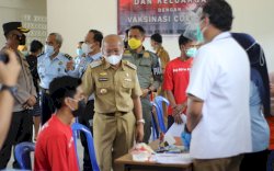 Bupati Iksan Iskandar Tinjau Pemberian Vaksin di Rutan Jeneponto