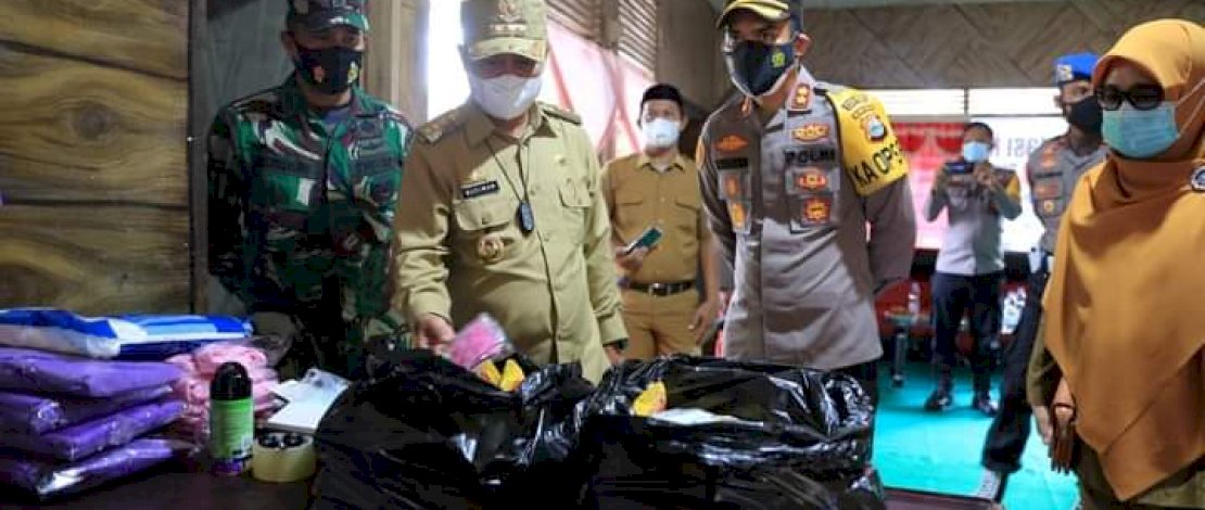 Bupati Luwu Timur, H. Budiman Kembali meninjau lokasi Isoter di Kecamatan Burau, Wotu, Tomoni, Tomoni Timur dan Mangkutana, Senin (30/08/2021).