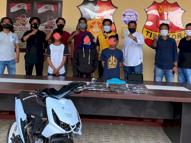 Hasil Emas Curian Dibelikan Motor, Dua Pria Luwu Ini Dibekuk Polisi