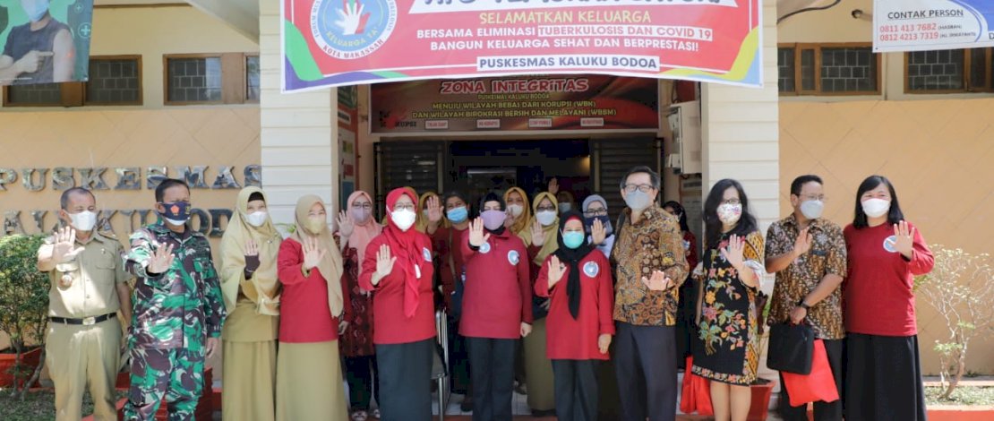 Kunjungan Indira Yusuf Ismail ke Puskesmas Kaluku Bodoa, Selasa (31/8/2021).