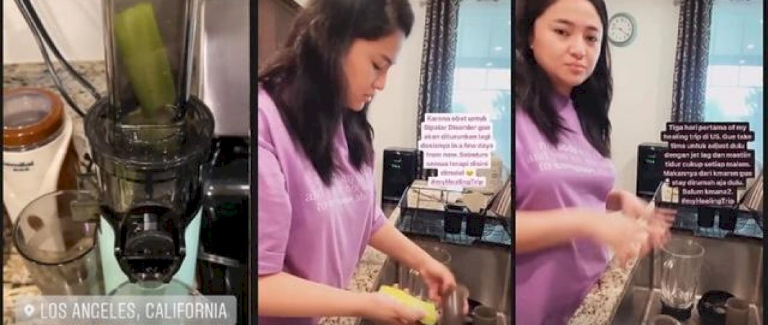 Marshanda membagikan kegiatannya selama berada di Amerika Serikat untuk terapi Bipolar yang diidapnya