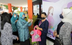 Ketua TP PKK Makassar, Launching Vaksinasi Covid19 bagi Ibu Hamil