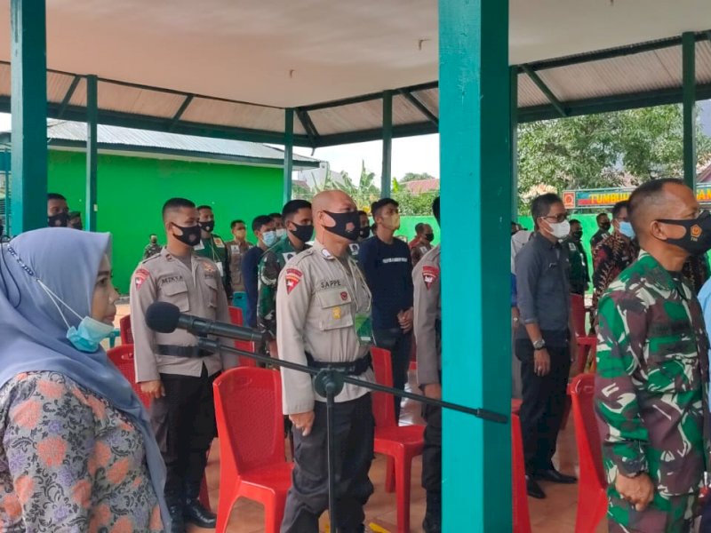 Tingkatkan Penerapan Program P2L, Danyon C Pelopor Satbrimob Polda Sulsel Ikuti Pelatihannya di Kodim 1407 Bone
