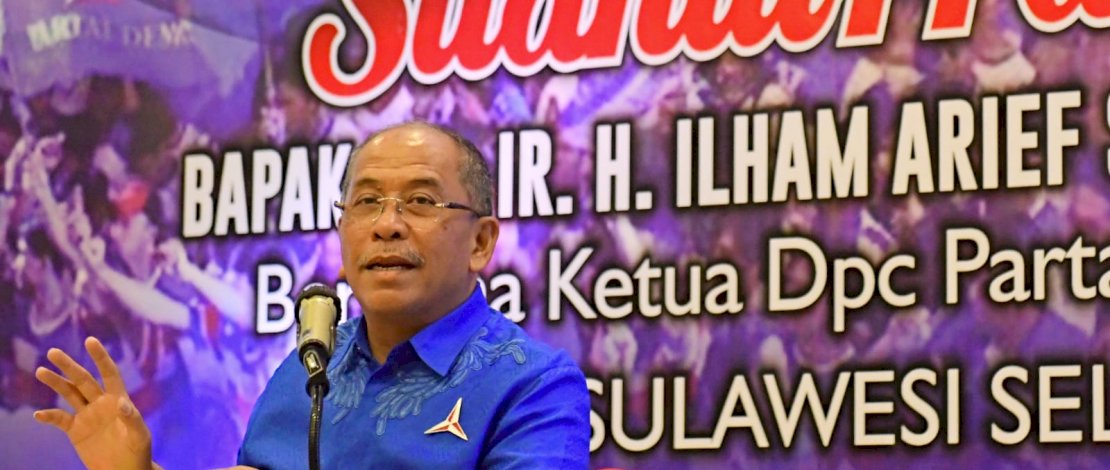 Suasana silaturahmi IAS dengan para DPC Partai Demokrat se-Sulsel.