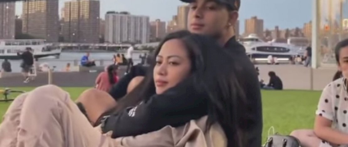 Potret Rachel Vennya dan sang kekasih menikmati keindahan New York. 