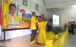 Arjuna Curhat di Musda Golkar Luwu Utara