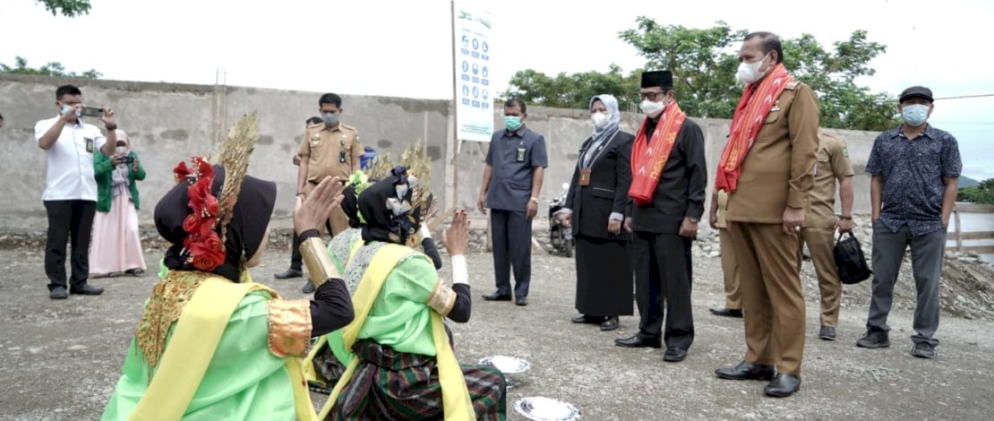 Bupati Luwu Letakkan Batu Pertama Pembangunan Kantor Pengadilan Agama