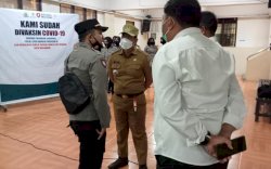 Camat Tamalanrea Hadiri Vaksinasi Serentak Rumah Ibadah di Gereja Kare