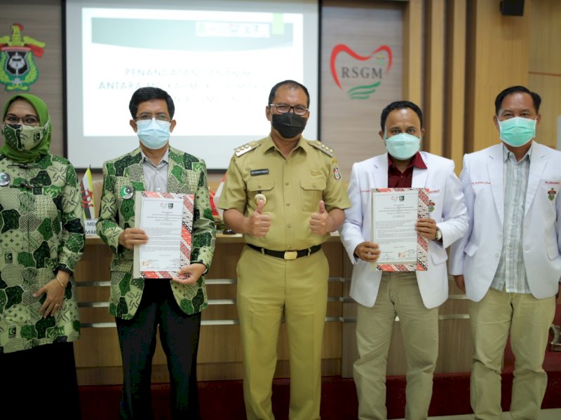 Di Sela Bulan Bakti Sosial Kesehatan, KAHMI-RSGMP Unhas Tandatangan MoU