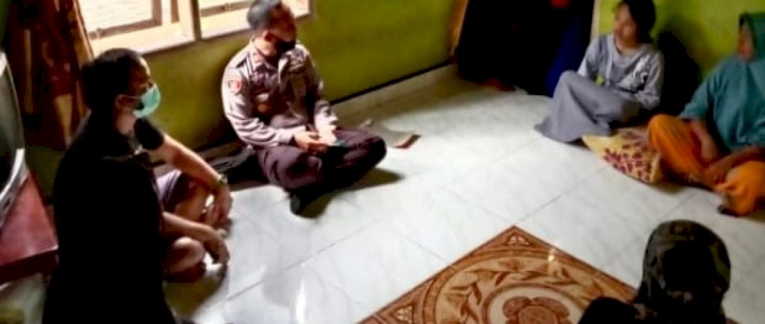 Rumah korban Hasniah.