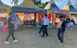 Dukung Kehadiran Pasar Malam, Wabup Andi Edy Manaf Tinjau Protkes