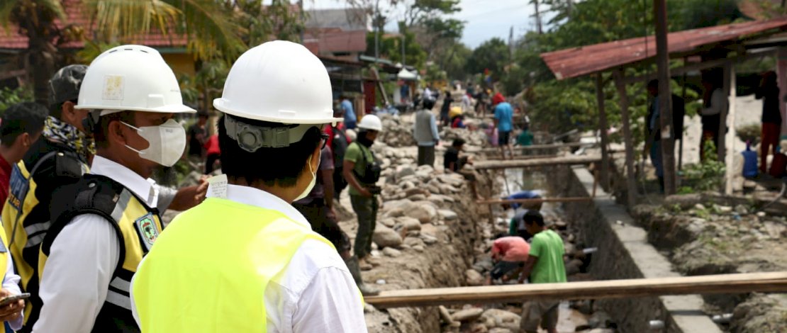 Perbaikan Drainase Salu Matoto, Luwu Utara. 