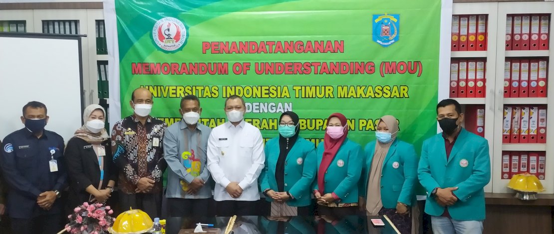 Penandatanganan MoU antara Kabupaten Paser dengan UIT Makassar, Kamis (9/9/2021).