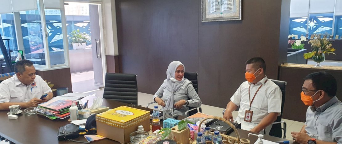 Bupati Lutra saat bersilaturahmi ke BNBP pusat.