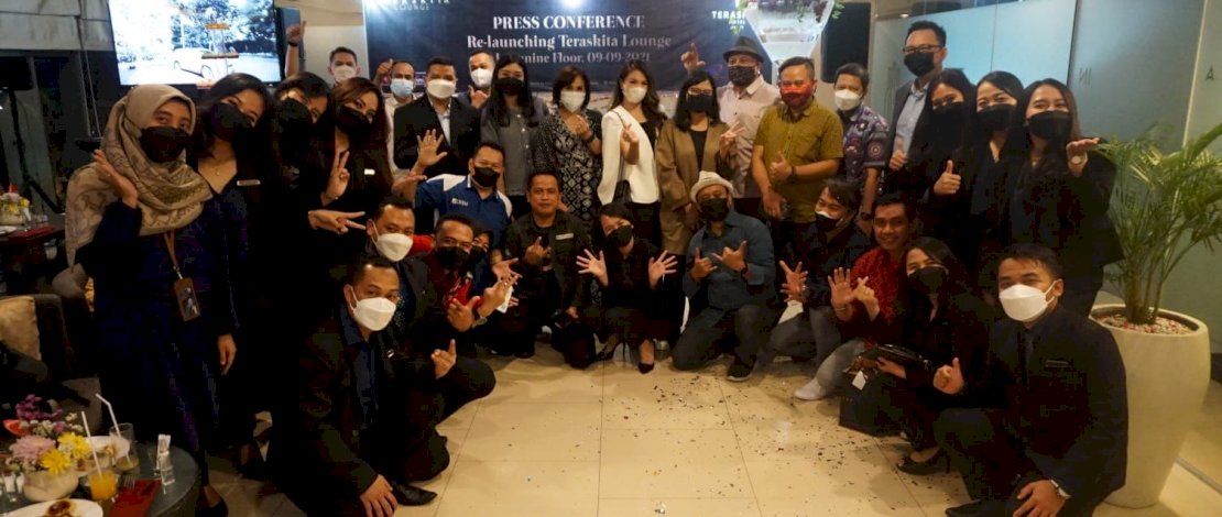 Suasana re-launching Teraskita Lounge, Teraskita Hotel Jakarta manage By Dafam.