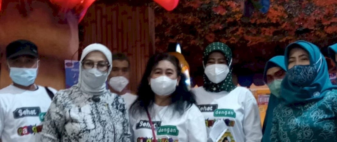 Tim Penggerak PKK Sulsel bekerjasama dengan Dinas Ketahanan Pangan Sulsel, menggelar Talkshow Sehat Dengan Pangan Lokal, yang dilaksanakan secara hybrid, di Mal Phinisi Point Makassar, Kamis, 9 September 2021. 