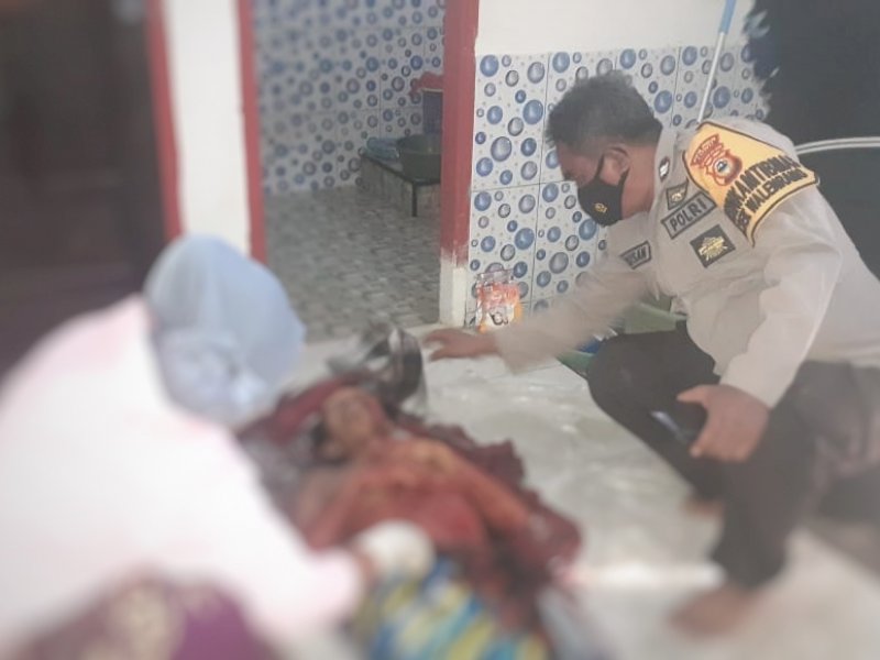 Penemuan Mayat Bersimba Darah di Walenrang Kab Luwu, Disampingnya Ada Sebilah Parang