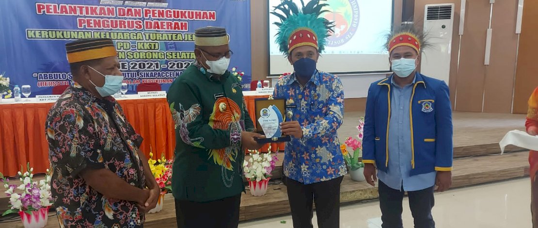 Wabup Jeneponto Hadiri Pelantikan Pengurus KTT di Sorong Selatan