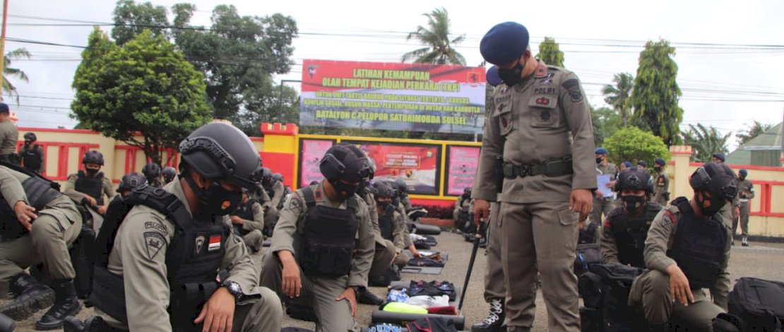 Kirim 90 Personel Dalam Pengamanan PON XX 2021, Danyon C Pelopor Cek Kesiapan Pasukan Kirim 90 Personel Dalam Pengamanan PON XX 2021, Danyon C Pelopor Cek Kesiapan Pasukan