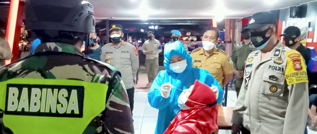 Berantas Covid-19 di Kecamatan Tamalanrea, Muhammad Rheza Gelar Patroli di Tempat Keramaian 