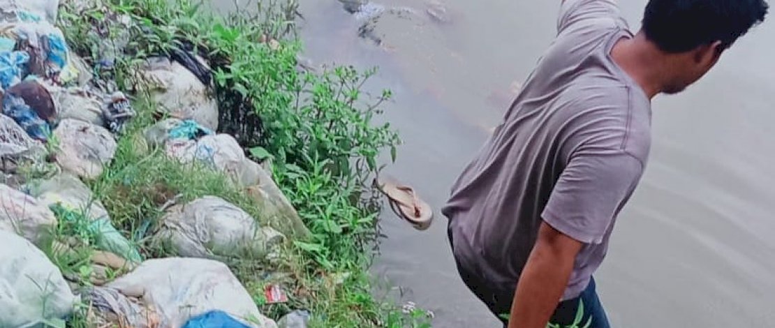 Penemuan mayat wanita lansia di pengairan Bone-Bone, Luwu Utara, Sulsel. 