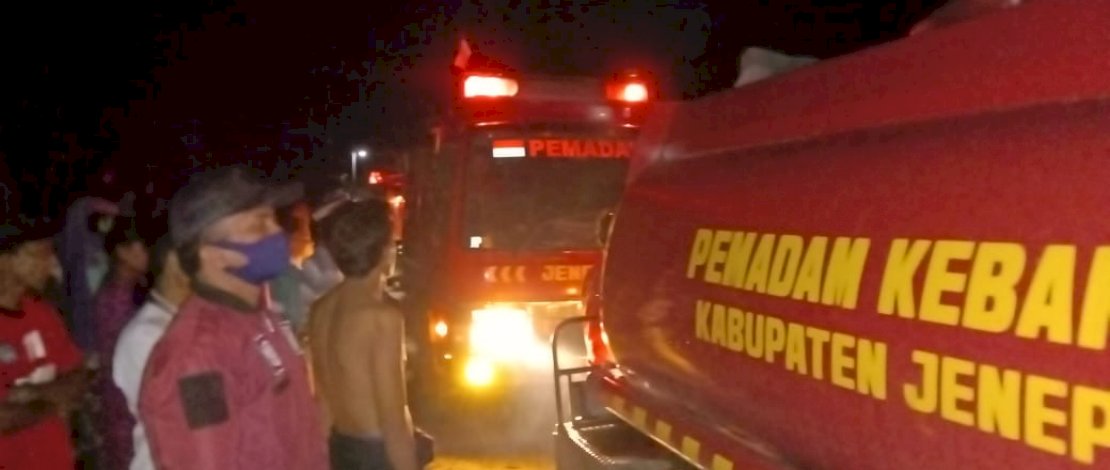 Kebakaran di Jeneponto