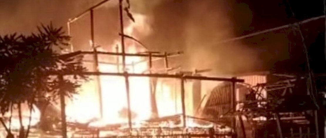 Kebakaran di Jeneponto