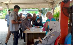 Sejalan Program Makassar Recover, Camat Panakkukang Swab Massal Staf Se-Kecamatan Panakkukang, Ini Hasilnya