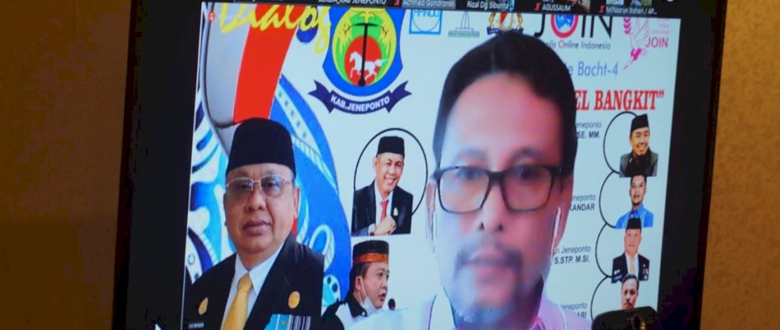 Suasana diskusi Ekonomi Jeneponto Bangkit yang digelar JOIN Jeneponto.