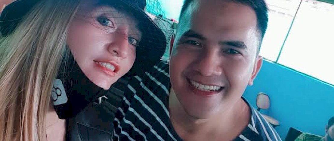 Saipul Jamil dan kekasihnya, Indah Sari.