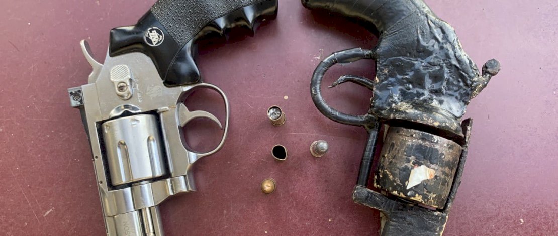 Pelaku pemilik senjata api rakitan diamankan Sat Resmob Polres Wajo dan Unit Reskrim Polsek Takkalalla, Wajo.