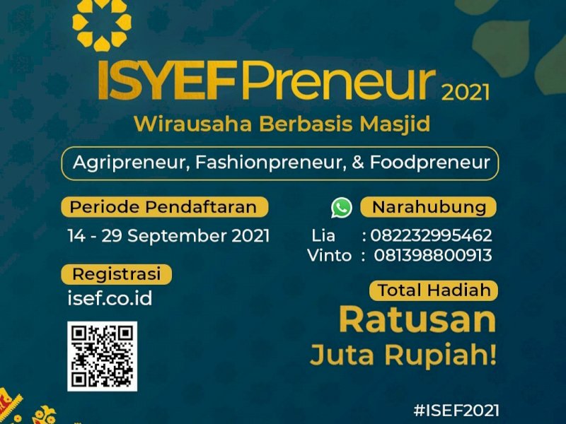 ISYEFPrenenur Kembali Digelar, Fadli Ananda Harap Lebih Banyak Pemuda Masjid Asal Sulsel yang Berpartisipasi