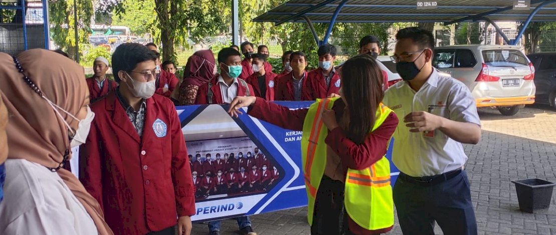 Asperindo Sulsel Bawa Puluhan Mahasiswa APP Kemenpenrin PKL di Angkasa Pura