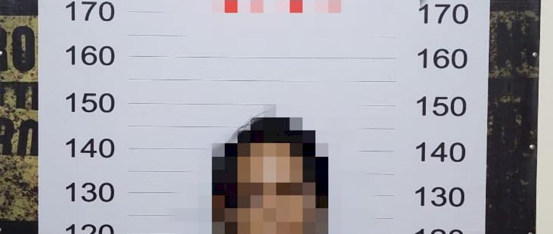 Pelaku curanmor dan barang bukti.