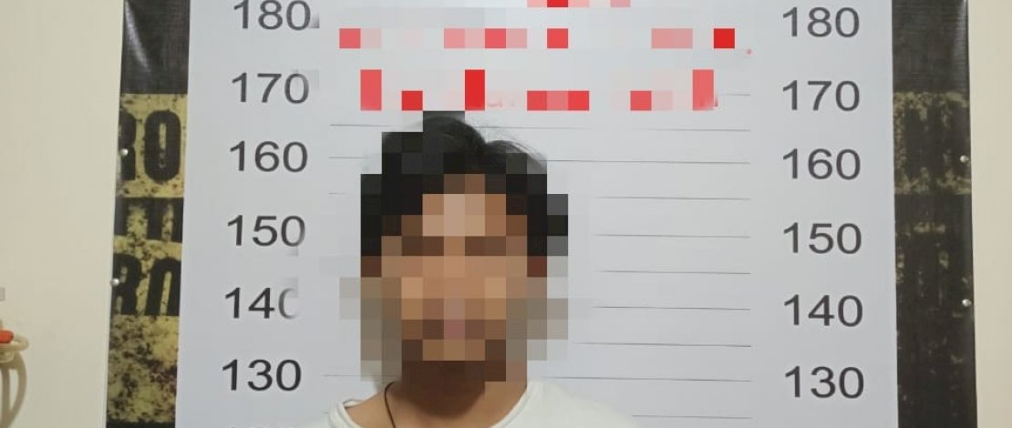 Pelaku curanmor dan barang bukti.