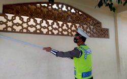 Jelang HUT Ke-66 Polantas, Satlantas Polres Jeneponto Gelar Baksos di Masjid Agung