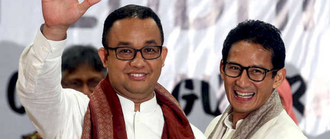  Anies Baswedan-Sandiaga Uno. IST