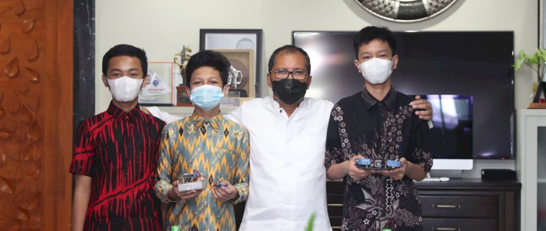Minta Dukungan, Tiga Siswa MAN 1 Wakili Makassar Lomba Asean Robotic Day