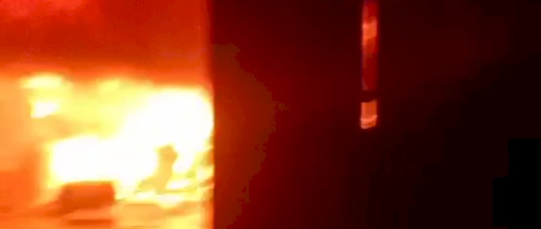 Kebakaran di Paccerakkang, Makassar.