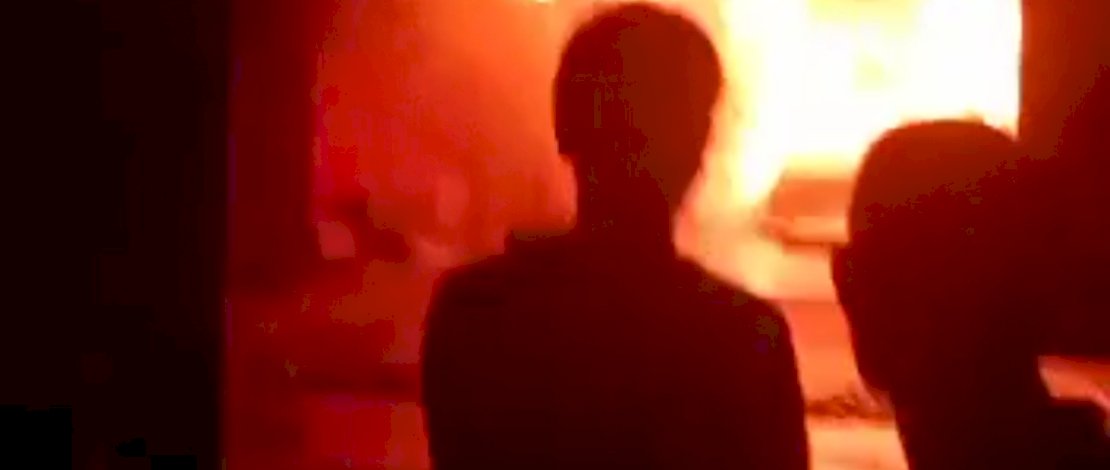 Kebakaran di Paccerakkang, Makassar.