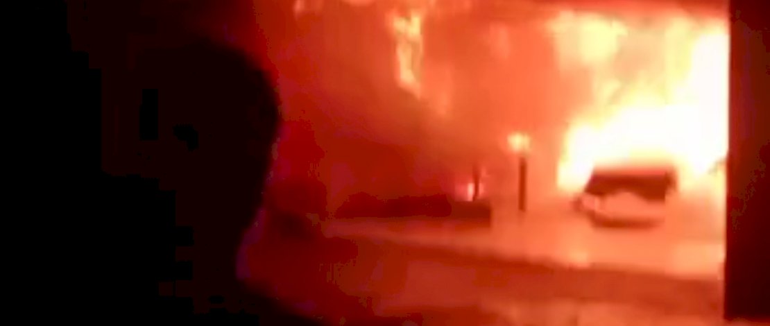 Kebakaran di Paccerakkang, Makassar.