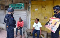 Kasus Konfirmasi Covid 19 Melandai, Brimob Bone Tetap Laksanakan Patroli KRYD