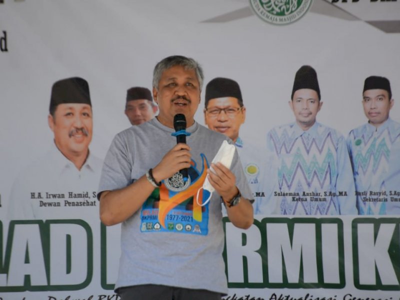 Irwan Hamid Harap BKPRMI Memberikan Kontribusi Nyata pemberantasan Buta Baca tulis Al-Qur’an di Bumi Lasinrang