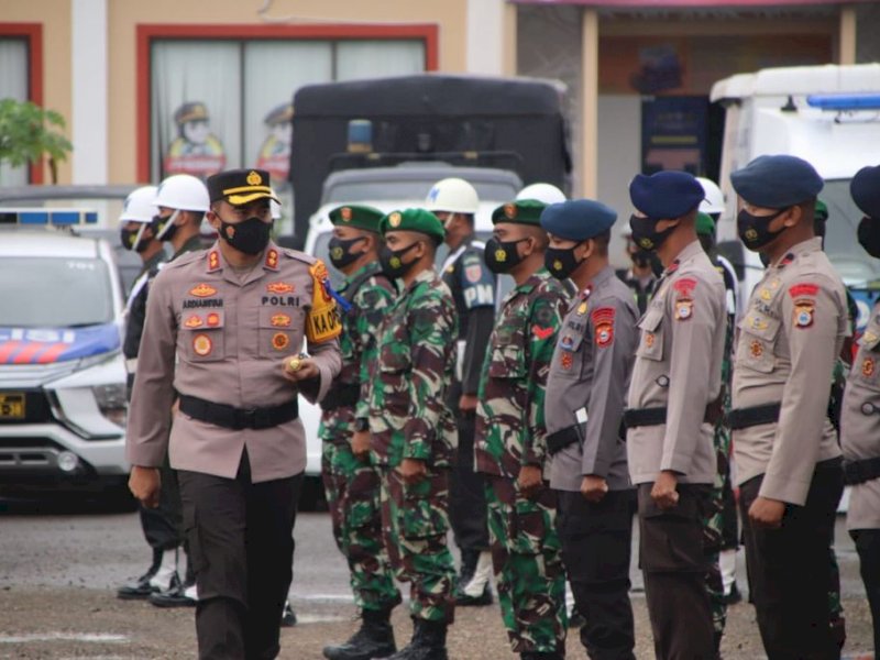 Polres Bone Gelar Operasi Patuh 2021, Brimob Batalyon C Siap Mendukung