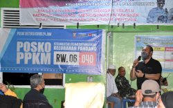 Safari Posko PPKM, Camat Panakkukang Andi Pangeran: Makassar PPKM Level 2, Jangan Lengah!